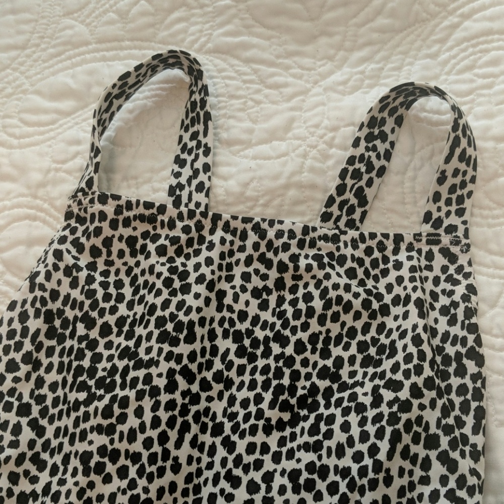 Dalmation print swimsuit
